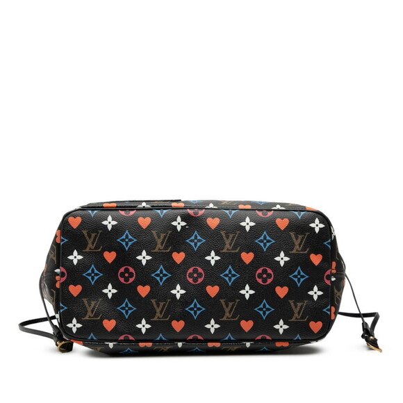 Louis Vuitton Game On Monogram Neverfull MM Tote Bag/Shoulder Bag M57483 Blac... - Picture 3 of 8